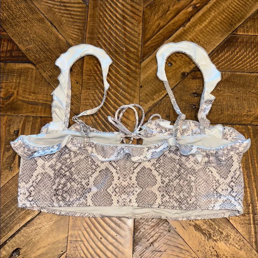 Frankies Bikinis Snake Skin Bikini